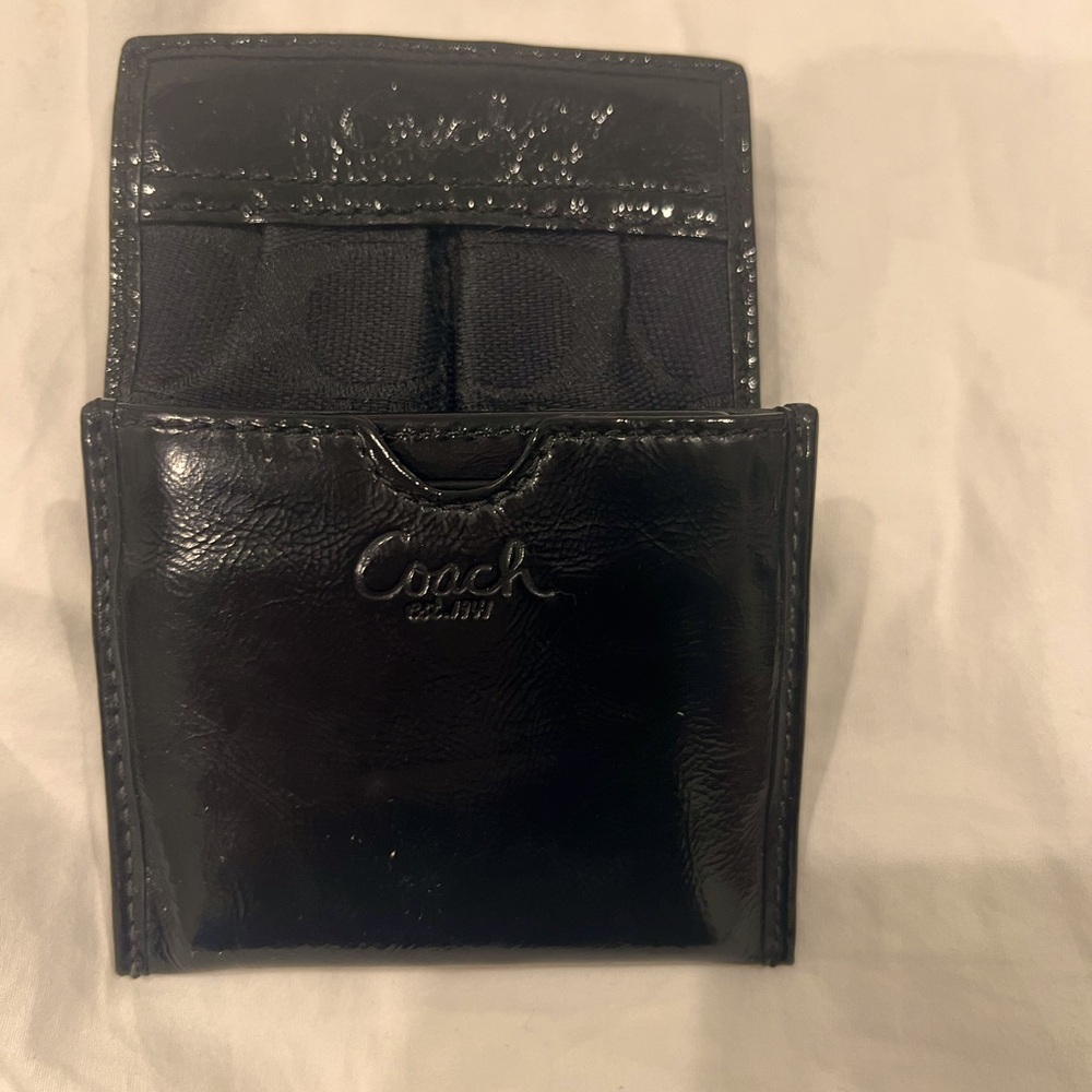 Coach Black Leather Wallet